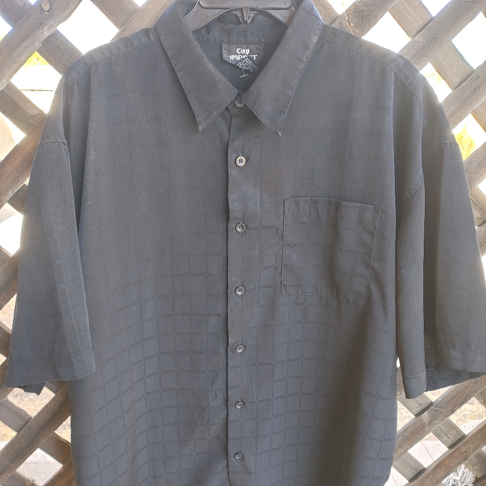 City Impact Mens Button Down Shirt